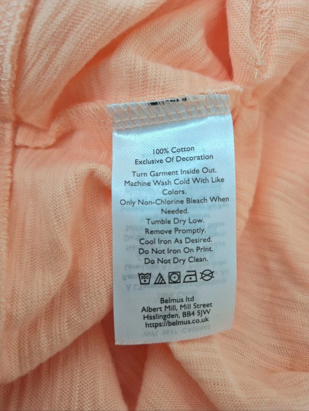 Eddie Bauer Women Waverly Lightweigh Cotton Peach Slub Full-Zip Sweatshirt Large - Picture 9 of 9
